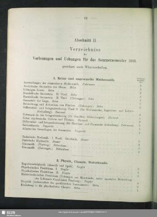 1. Reine und angewandte Mathematik