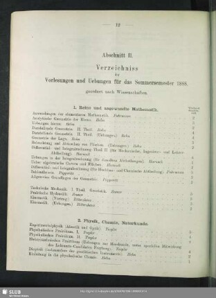 1. Reine und angewandte Mathematik