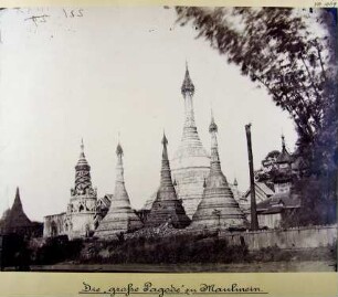 Die Große Pagode zu Maulmein.