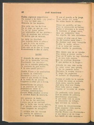 XXXI - [Martín Fierro y sus hijos se retiran al campo]