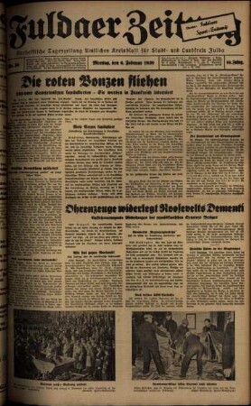 Ausgabe vom Montag, den 06. Februar 1939.