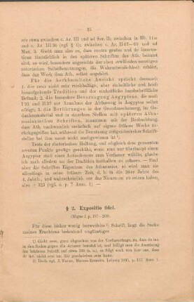 § 2. Expositio fidei.