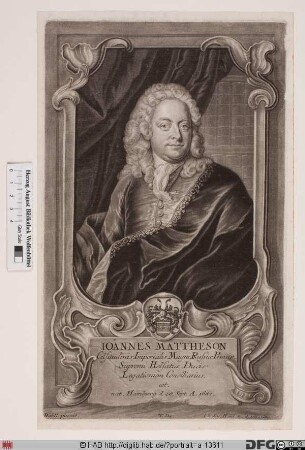 Bildnis Johann Mattheson