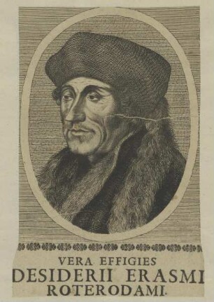 Bildnis des Desiderius Erasmus Roterodamus