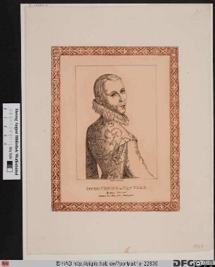 Bildnis Otto (Cornelisz.) van Veen (lat. O. Venius od. Vaenius)