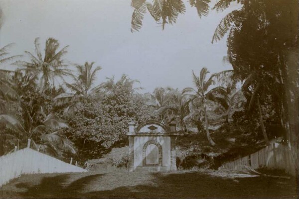 "Tomb of John Brander. Tahiti"