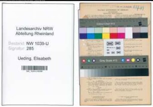 Entnazifizierung Elisabeth Ueding , geb. 02.05.1915 (Bueroangestellte)