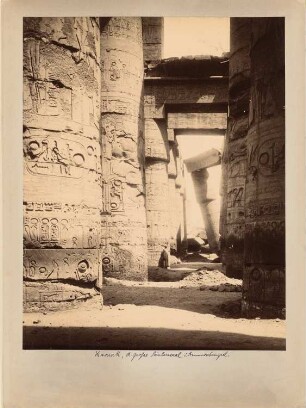 Tempel des Amun-Re in Karnak, Luxor (Theben-Ost): Ansicht, Säulenhalle