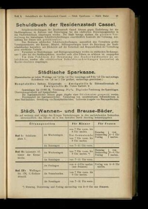 Schuldbuch der Residenzstadt Cassel