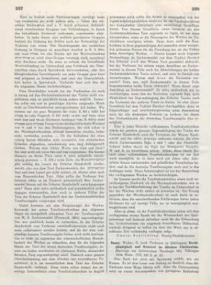 228-230 [Rezension] Bauer, Walter, Rechtgläubigkeit und Ketzerei im ältesten Christentum