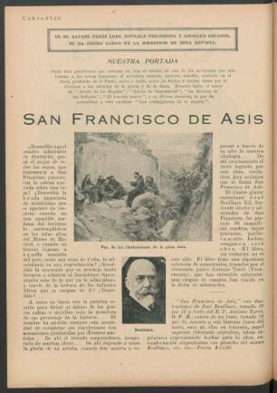 Nuestra portada - San Francisco de Asís