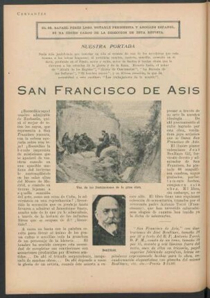 Nuestra portada - San Francisco de Asís