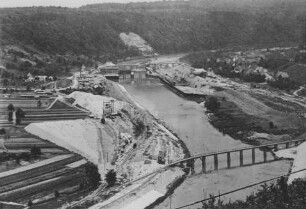 Baustelle Staustufe Hessigheim/Neckar