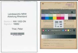 Entnazifizierung Peter Thiel, geb. 26.08.1901 (Schachtmeister)