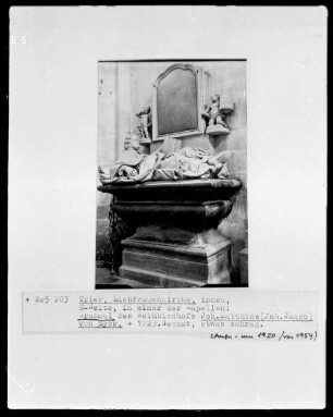 Grabmal des Weihbischofs Johann Matthias von Eyss