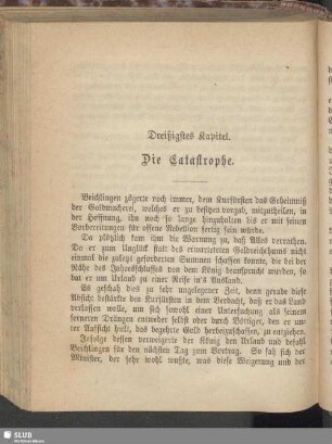 Dreißigstes Kapitel. Die Catastrophe