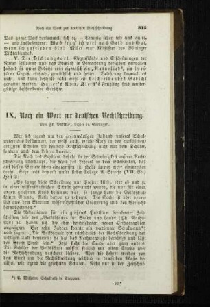 Noch ein Wort zur deutschen Rechtschreibung