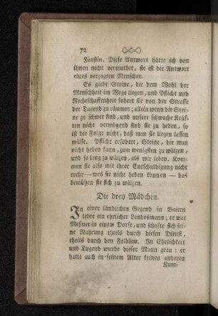 Die drey Mädchen.