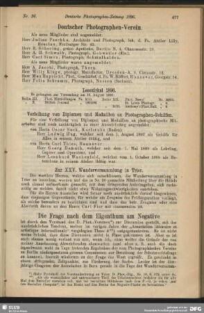 Die Frage nach dem Eigenthum am Negative