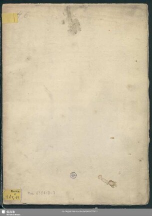 Masses. Excerpts - Mus.2358-D-7 : V (4), Coro, orch - G; ZWV Z 1b