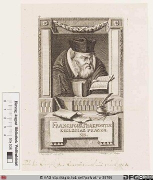 Bildnis Franciscus von Prag (F. Pragensis)
