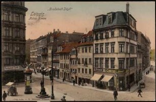 Leipzig: Münz-Gasse, "Großstadt-Idyll"