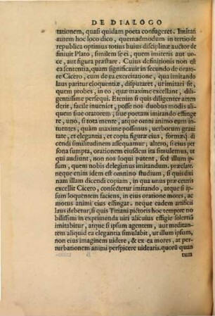 Caroli Sigonii De dialogo liber ad Joannem Maronum Cardinalem