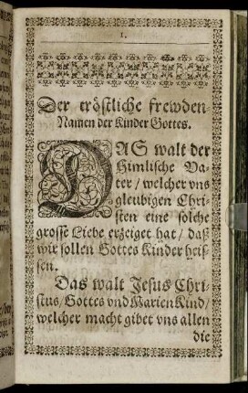 Der tröstliche frewden Namen der Kinder Gottes