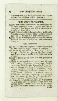 Von Groß-Britannien