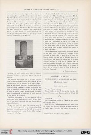 Notizie di artisti