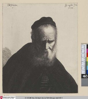 [Brustbild eines Greises; Bust of an Old Man; Buste de vieillard]