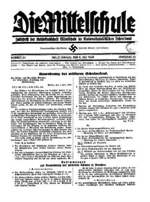 Neuordnung des mittleren Schulwesens