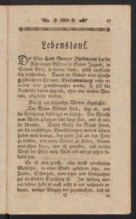 17-42, Lebenslauf.