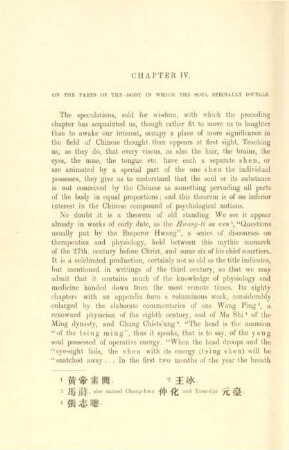 Chapter IV. On the parts of the body in which the soul specially dwellls
