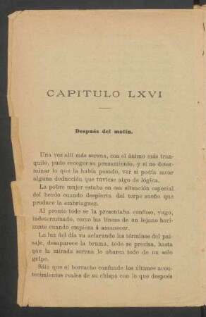 Capítulo LXVI - Después del motín.