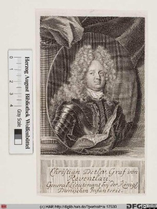 Bildnis Christian Detlev I. Graf von Reventlow