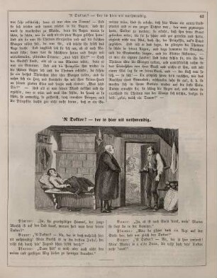 "'N Doktor? - der ist hier nit nothwendig"
