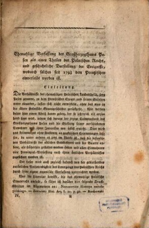Historisches Archiv der preußischen Provincial-Verfassungen. 4. 1820