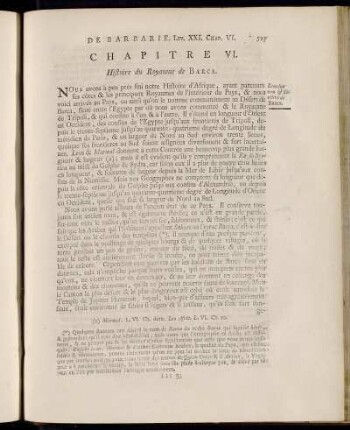 Chapitre VI. Histoire du Royaume de Barca.