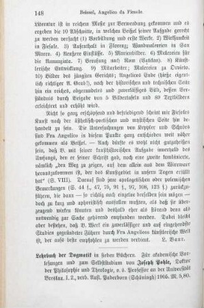 148-149 [Rezension] Pohle, Josef, Lehrbuch der Dogmatik
