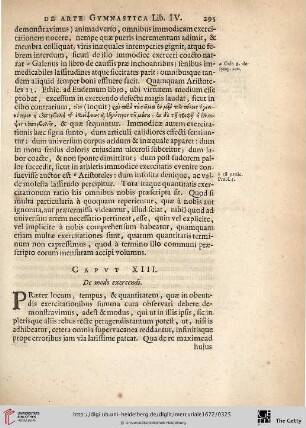 Caput. XIII.: De modo exercendi