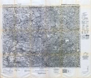 Reichskarte: Großblatt 89 Finsterwalde-Großenhain-Kamenz
