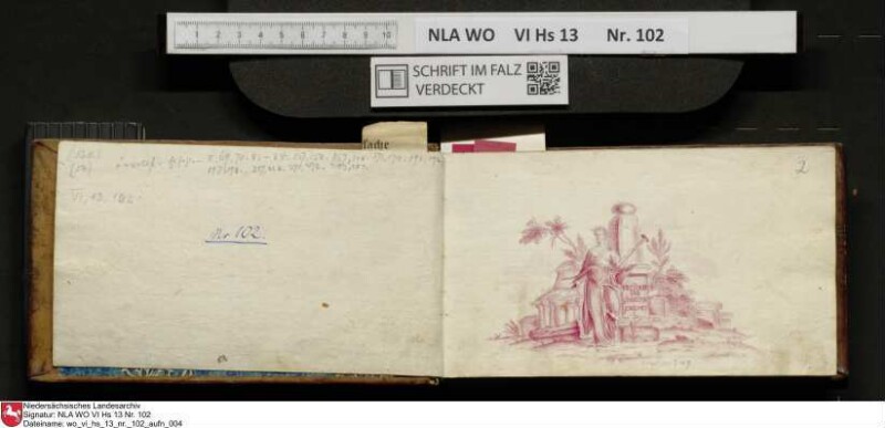 Stammbuch des Johann Christian Wilhelm Schütze aus                            Braunschweig
