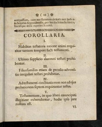 31-32, Corollaria