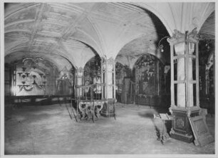 Dresden, Residenzschloss, Pretiosensaal im Grünen Gewölbe : Zustandsaufnahme 1957