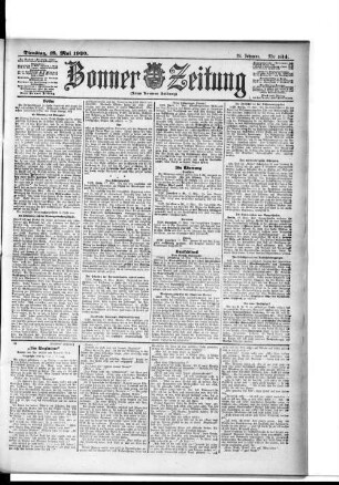 Bonner Zeitung. 1895-1933
