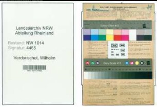 Entnazifizierung Wilhelm Verdonschot , geb. 26.04.1921 (Gaertner)