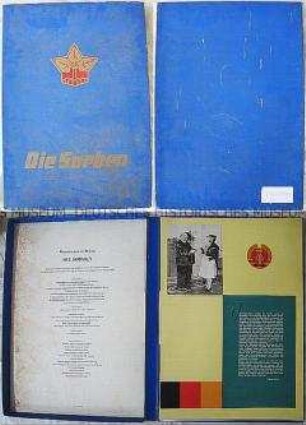 Kassette der Wanderausstellung "Die Sorben"