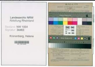 Entnazifizierung Helene Kranenberg , geb. 19.09.1904 (Staedt.Angestellte)