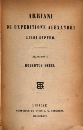 De expeditione Alexandri
